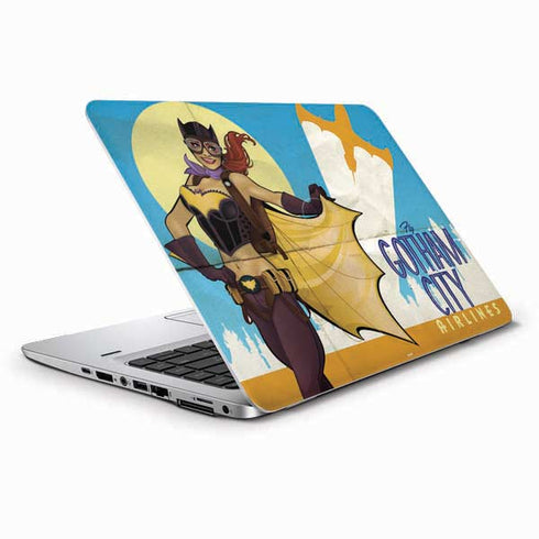 DC Comics Bombshells Batgirl- Fly Gotham City Airlines HP Elitebook Skin